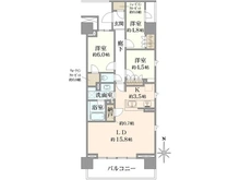 【東京都/板橋区蓮根】パークホームズ板橋蓮根二番街 間取り図