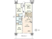 【東京都/板橋区前野町】シティハウス志村坂上 間取り図