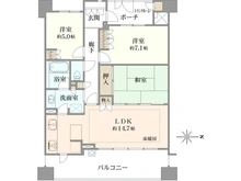 【埼玉県/戸田市南町】プラウド戸田公園フィールド 間取り図