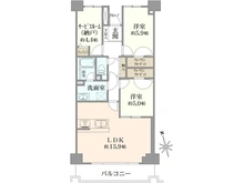 【東京都/北区岩淵町】カルム赤羽 間取り図