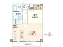 【東京都/中野区中央】プレール・ドゥーク中野坂上 間取り図