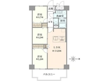 【東京都/板橋区坂下】蓮根ファミールハイツ1号棟 間取り図