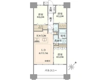 【東京都/北区浮間】ヴェレーナグラン北赤羽マスタープレイス 間取り図