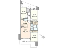 【東京都/北区浮間】クレストガーデンレジデンス 間取り図