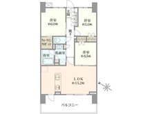 【東京都/北区浮間】クリオレジダンス北赤羽 間取り図