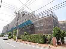 【東京都/練馬区関町北】ブロッサムコートむさし野ビューウイング 外観：大規模修繕工事中