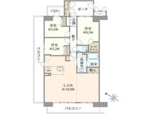 【東京都/北区赤羽南】モア・クレスト赤羽公園サンジェルム 間取り図