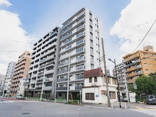 【東京都/台東区東浅草】サンクレイドル浅草 外観：写真中央