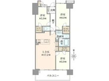 【東京都/板橋区相生町】グローリオ志村ハウス 間取り図