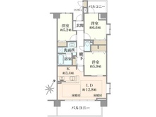 【東京都/北区神谷】王子神谷パークハウス 間取り図