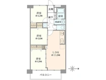 【東京都/板橋区坂下】中銀城北パークマンシオン 間取り図