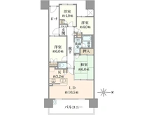 【東京都/足立区東和】トーキョーガーデンスイート 間取り図