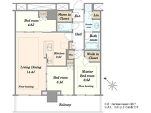 【東京都/北区上十条】ザ・タワー十条 間取り図