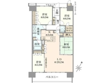 【東京都/足立区新田】オーベルグランディオハートアイランド 間取り図