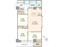 【東京都/板橋区東坂下】ウィスタリアマンション板橋志村 間取り図