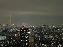 【東京都/江東区東雲】アップルタワー東京キャナルコート 眺望：夜景（ズームあり）