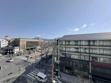 【京都府/京都市中京区河原町通二条下る2丁目】レスタージュ御池高瀬川 眺望：バルコニーから（北東側）