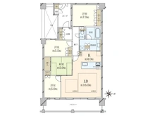 【京都府/京都市左京区岡崎最勝寺町】ザ・京都レジデンス岡崎 間取り図