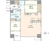 【京都府/京都市下京区東洞院通五条上る】レ・ジェイド京都東洞院 間取り図
