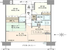 【滋賀県/大津市におの浜】プラウド大津におの浜 間取り図