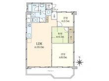 【京都府/京都市山科区西野様子見町】山科団地 C棟 間取り図