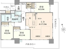【滋賀県/大津市春日町】プラウドタワー大津 間取り図