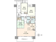 【京都府/京都市下京区朱雀分木町】ル・パルトネール京都丹波口 間取り図