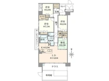 【京都府/京都市南区久世高田町】京都桂川つむぎの街グランスクエア 間取り図