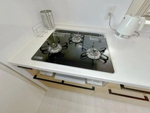 【京都府/京都市中京区指物町】藤和シティホームズ河原町二条 キッチン：三口コンロ