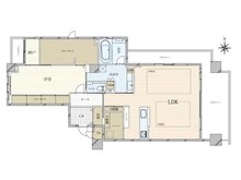 【京都府/京都市左京区岡崎円勝寺町】グランドヒルズ岡崎神宮道 間取り図