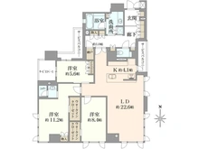 【京都府/京都市中京区河原町通二条下る】ジオ京都御池通 間取り図