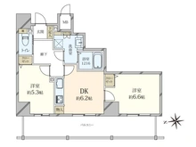 【兵庫県/神戸市長田区二葉町】アスタ新長田タワーズコート6番館 タワー棟 間取り図