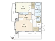 【兵庫県/神戸市中央区栄町通】ライオンズマンションみなと元町 間取り図