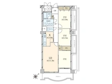 【兵庫県/神戸市中央区中島通】コープ野村青谷 間取り図