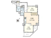 【兵庫県/神戸市中央区古湊通】ライオンズマンション神戸 間取り図
