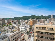 【兵庫県/神戸市中央区琴ノ緒町】ワコーレ神戸三宮G.C. 眺望：北西側　バルコニーから