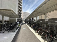 【兵庫県/神戸市須磨区大池町】シエリア須磨鷹取 駐輪場