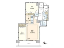 【東京都/江東区白河】イーストコモンズ清澄白河セントラルタワー 間取り図