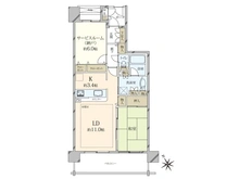 【東京都/江東区福住】クレストフォルム清澄庭園 間取り図