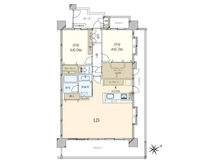 【東京都/江東区福住】クレストフォルム清澄庭園 間取り図