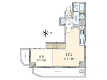 【東京都/江東区木場】マンション第2木場 間取り図