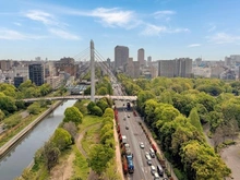 【東京都/江東区木場】アデニウムコート木場公園 眺望：リビングから