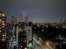 【東京都/江東区木場】アデニウムコート木場公園 眺望：バルコニーから
スカイツリーを望みます(天候による)