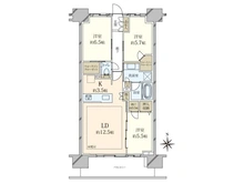 【東京都/江東区平野】プラウドタワー清澄白河 間取り図