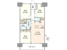 【千葉県/船橋市湊町】クリオ船橋 間取り図