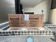 【千葉県/船橋市湊町】エクセレントシティ船橋グランライズ ペット洗い場：お散歩の後も、綺麗にお部屋をご利用できます