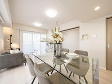 【東京都/江東区古石場】クレストフォルム門前仲町古石場 LDK：※家具・調度品等は本体価格に含まれません。