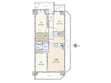 【東京都/江東区古石場】クレストフォルム門前仲町古石場 間取り図