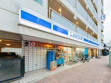 【東京都/江東区清澄】プラウド清澄白河リバーサイド ローソン清澄三丁目店（現地より約450m）：