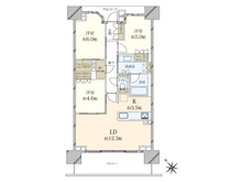 【東京都/江東区清澄】プラウド清澄白河リバーサイド 間取り図